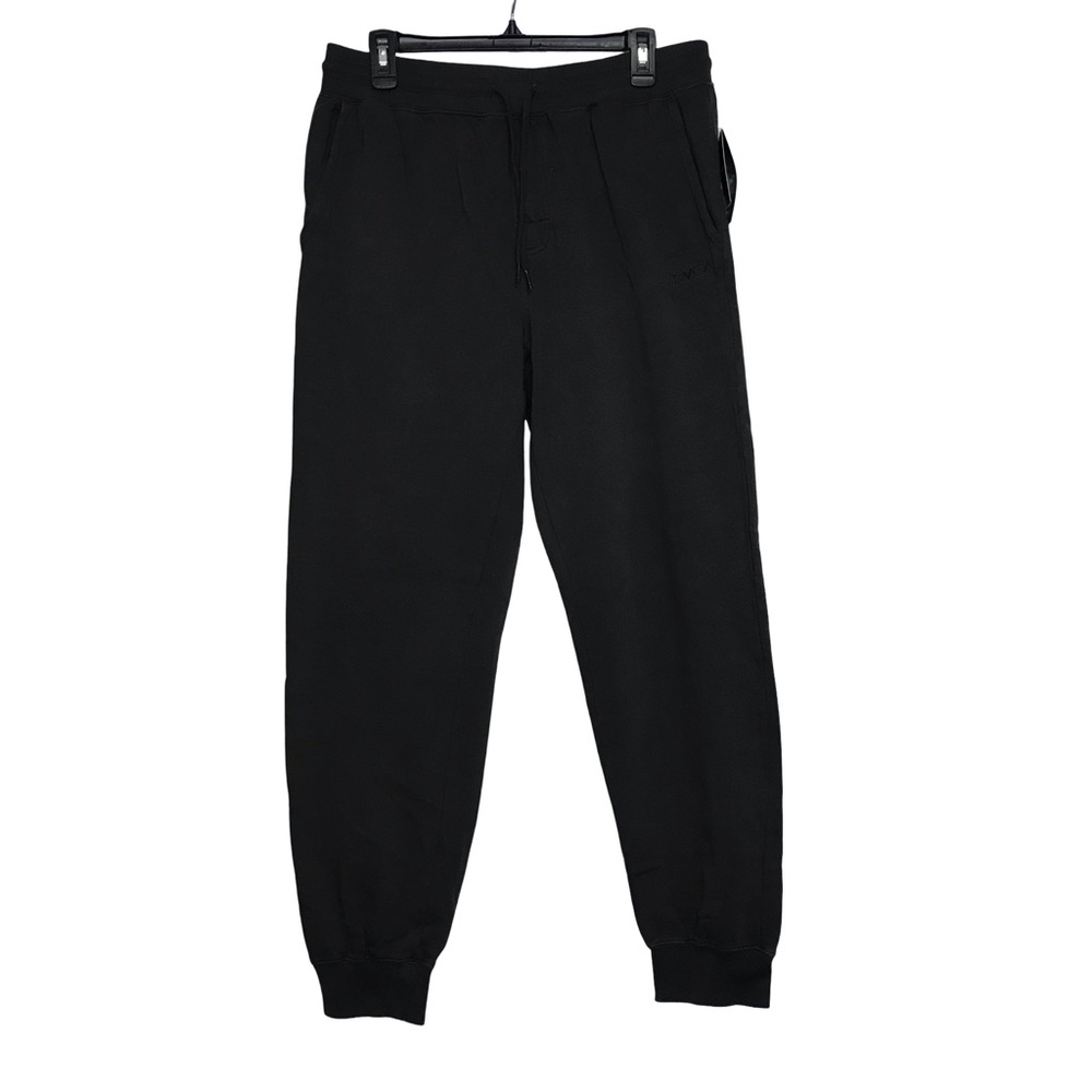 RVCA Tonally Fleece Pant Men’s Size S Color Black Pull-On Jogger Sweat Pants NWT